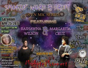 Smokin Word and Drum Flyer