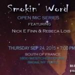 Smokin Word and Drum Sept 24th Flyer
