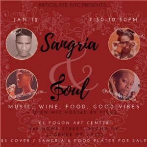 Sangria Soul Jan 12, 19 flyer