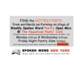 Spoken Word Poetry Slam and Open Mics @ The Nuyorican Poets’ Café